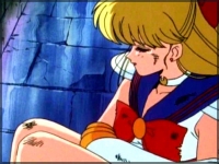Sailor V realizes that her crush is unrequited