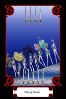  Evil Senshi- Nine of Swords
