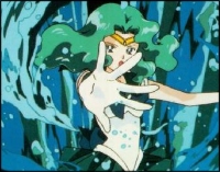 Sailor Neptune attacks with 'Deep Submerge'