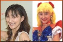 Miyazawa Akiko as Sailor Venus and Out of Costume