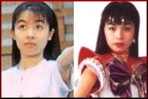 Umemiya Asuka Out of Costume and as Sailor Mars
