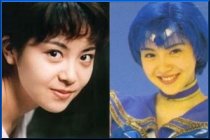 Morino Ayako Out of Costume and as Sailor Mercury