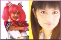 Takenaka Natsumi as Sailor Chibimoon and Out of Costume