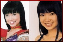 Honma Risa as Sailor Mars and Out of Costume