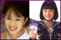 Asami Nao Out of Costume and as Sailor Saturn