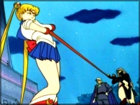 Usagi is caught in the trap