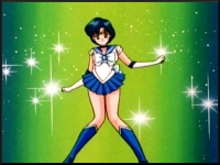 Ami transforms into Sailor Mercury