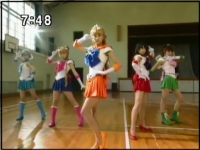 All the Senshi are together to fight for the first time