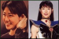 Watanabe Teruyo Out of Costume and As Sailor Pluto