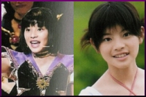 Iizuka Yui as Sailor Saturn and Out of Costume